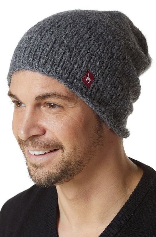Alpakamütze Tarik in grau