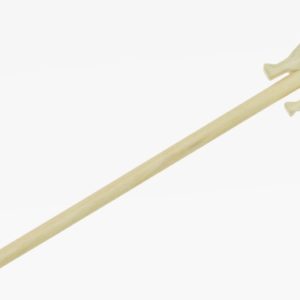 Bleistift mit Holzalpaka in weiß