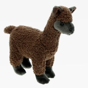 Plüsch Alpaka 20 cm in braun