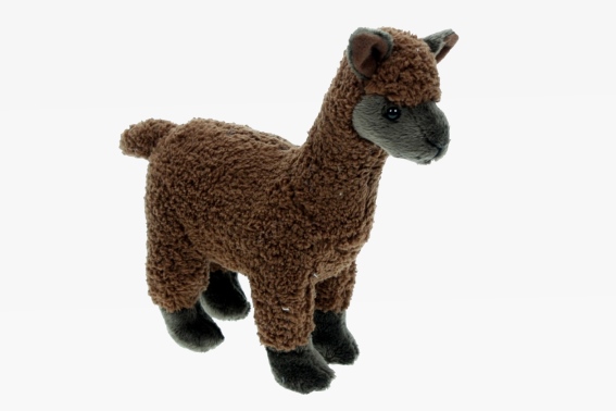 Plüsch Alpaka 20 cm in braun