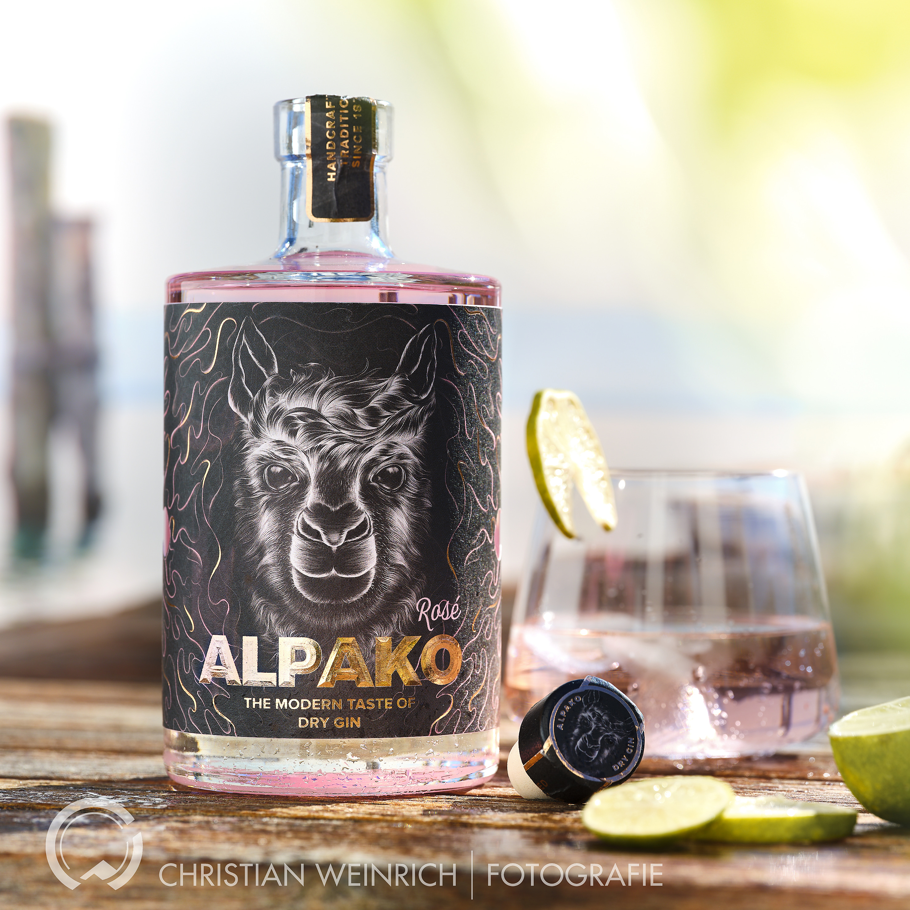 Alpako-Gin Rose