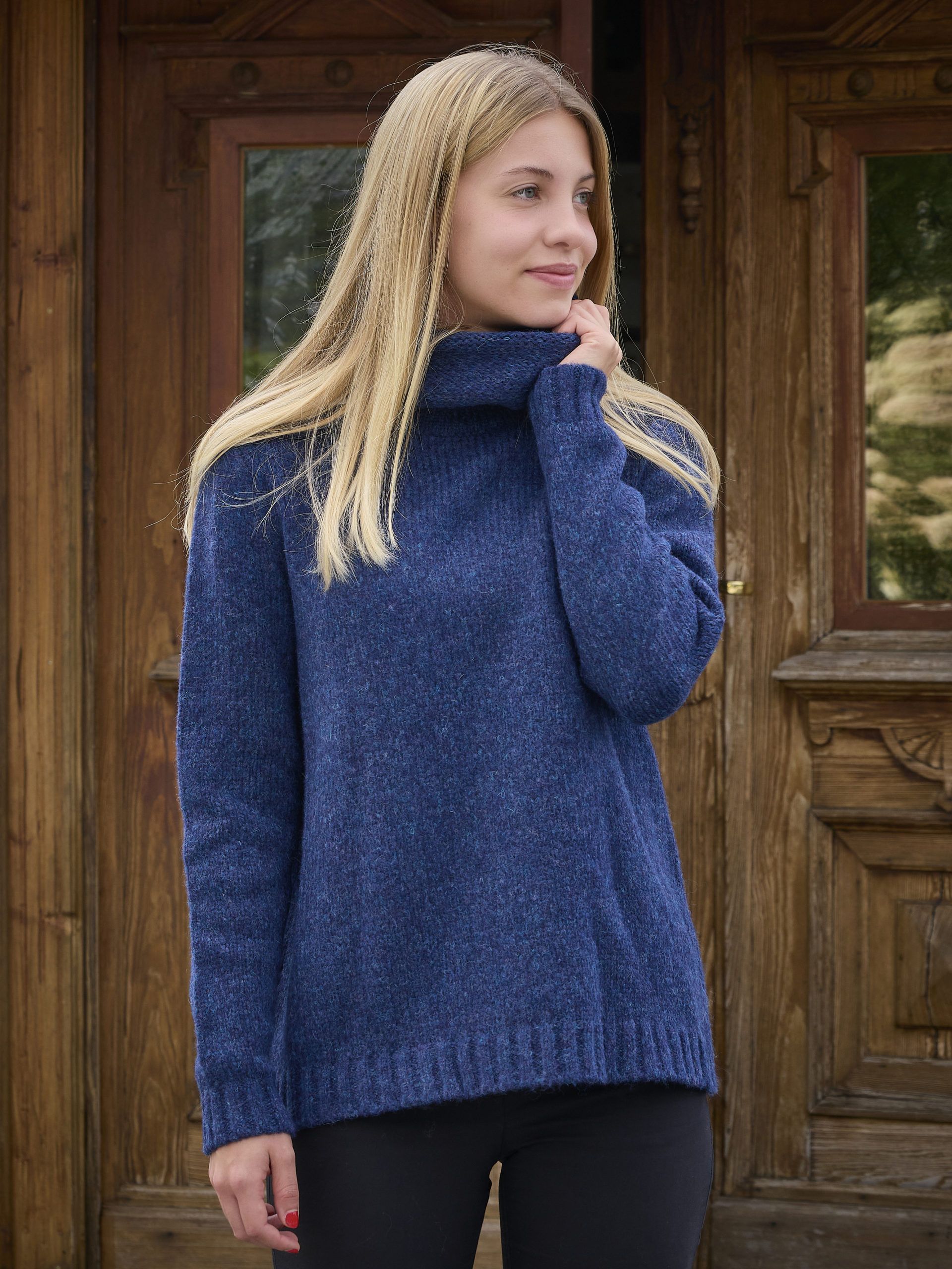 Alpaka Damen Rollkragen Pullover ASA