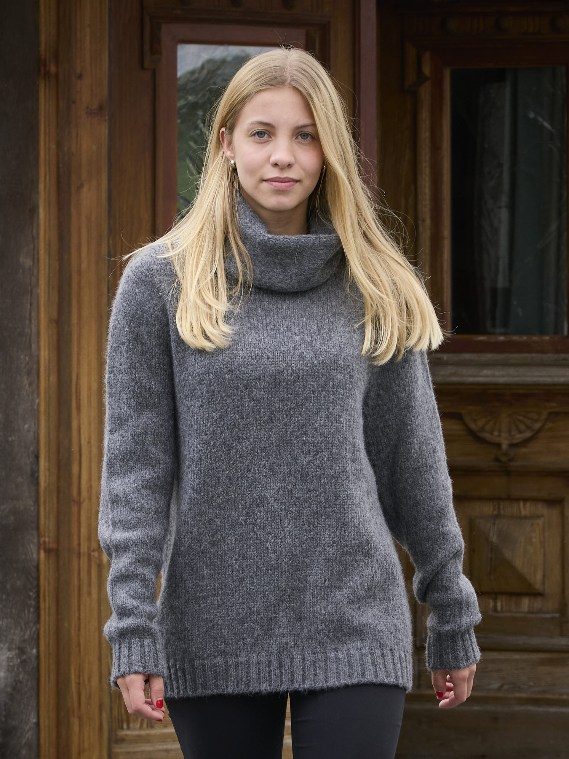Alpaka Damen Rollkragen Pullover ASA