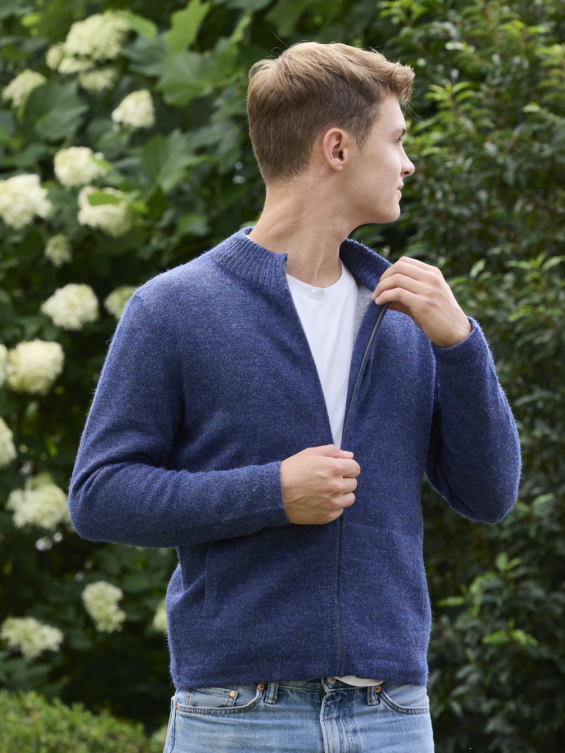 Herren Cardigan gefüttert BEAU