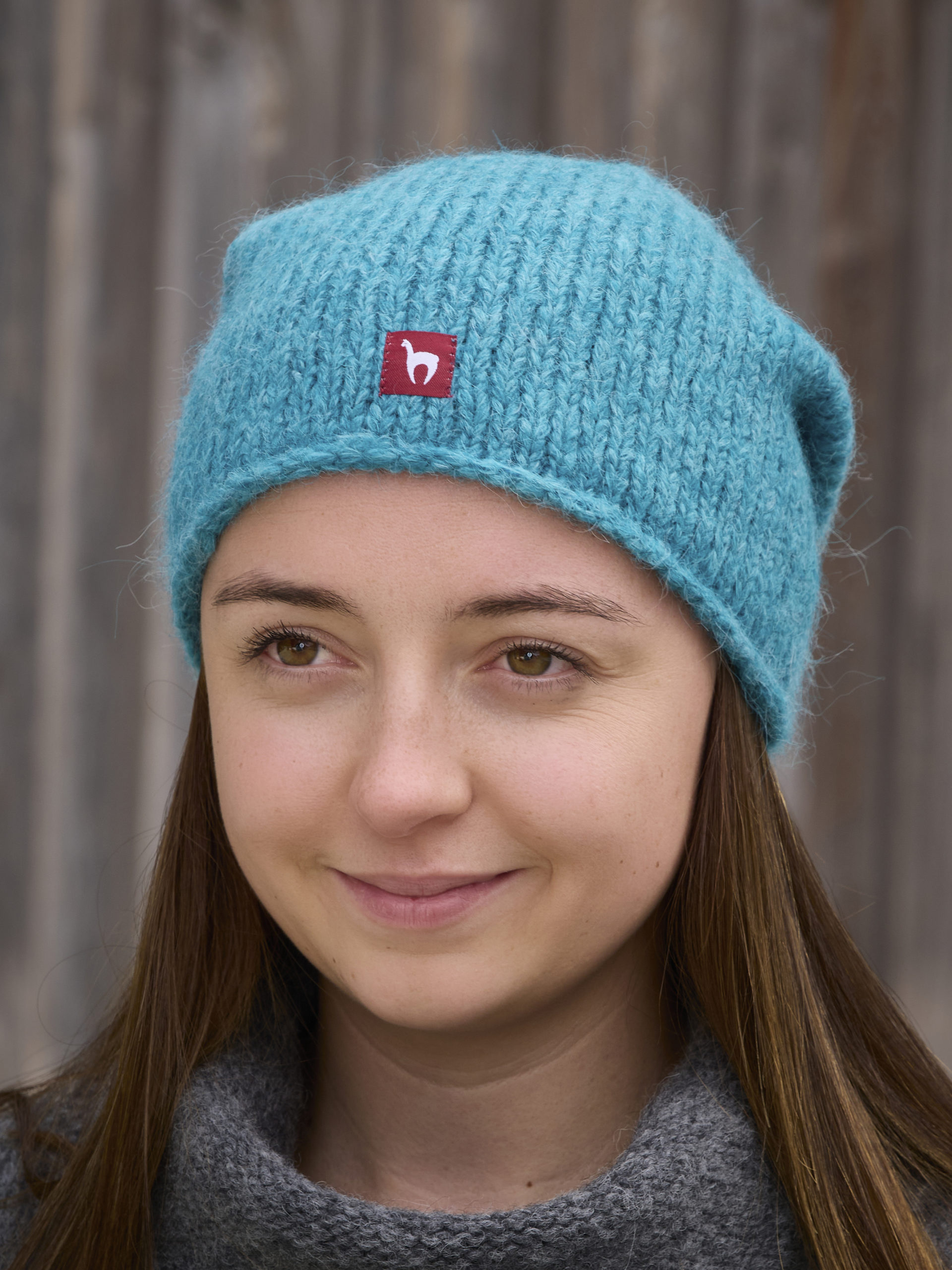 Alpakamütze Tarik in petrol