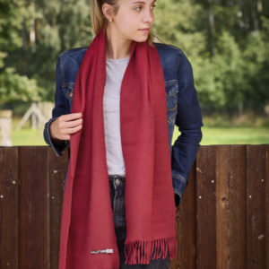 Schal Jamas aus Royal Alpaka in rot