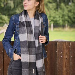 Alpakaschal KARO kariert