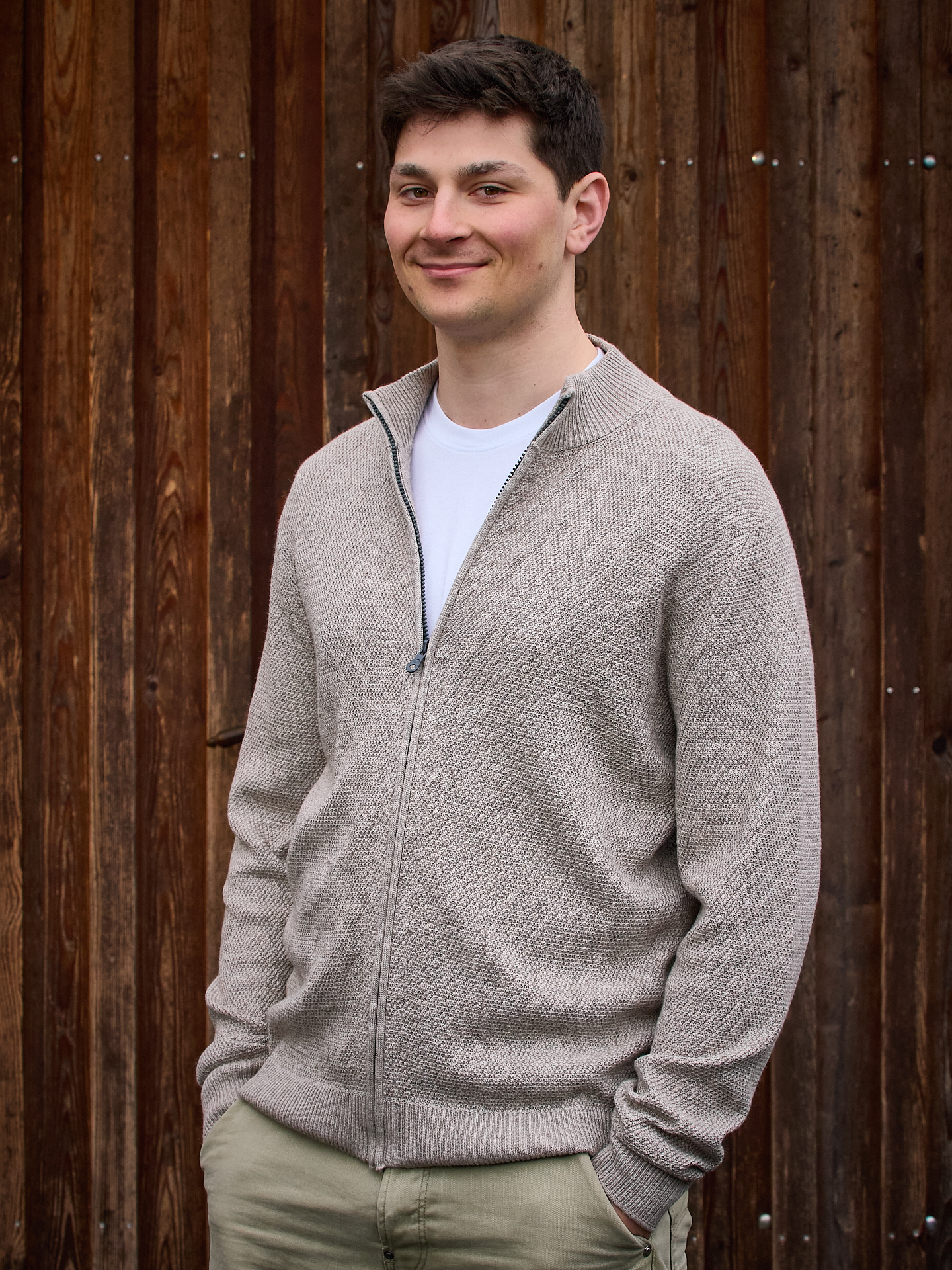 Strickjacke ALAYO in sand