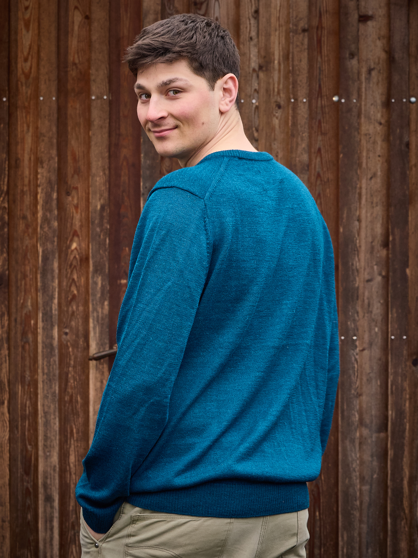 Herren Alpaka Pullover Basic