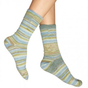 Sockengarn in aqua-mint