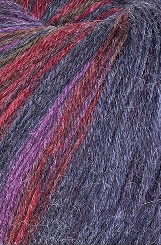 Sockengarn in pflaume-blau