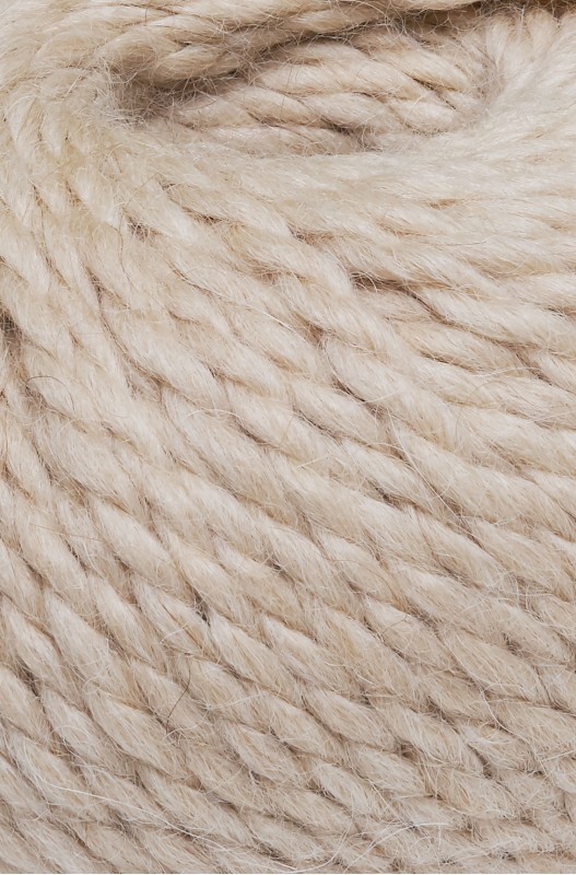 Alpaka Wolle BULKY in natur beige