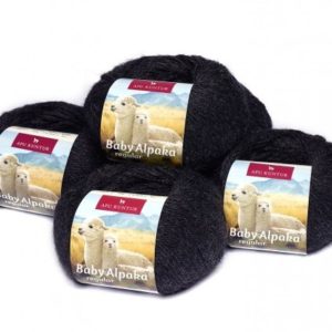 Alpaka Wolle 50 g, REGULAR in anzhrazit