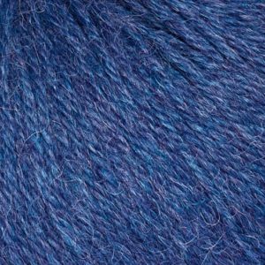 Alpaka Wolle 50 g, REGULAR in hellblau melange (jeansblau)