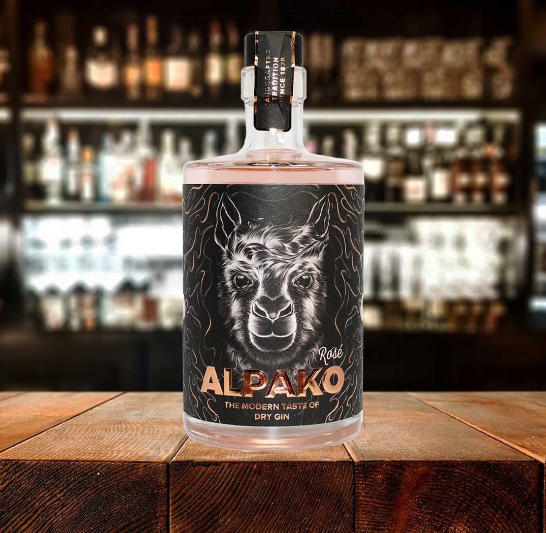 Alpako-Gin Rose