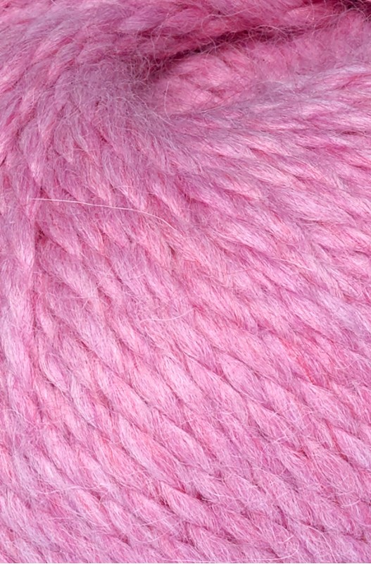 Alpaka Wolle BULKY in rosa-melange