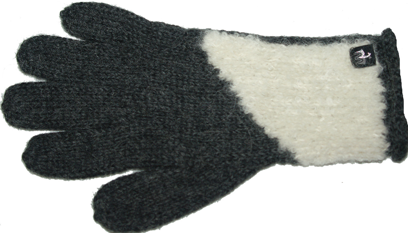 Handschuh-Huancayo-anthr-weiss
