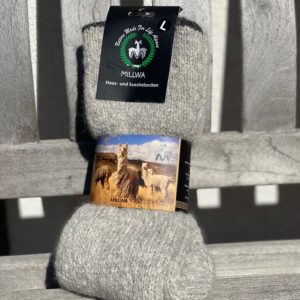 Haus und Kuschelsocken