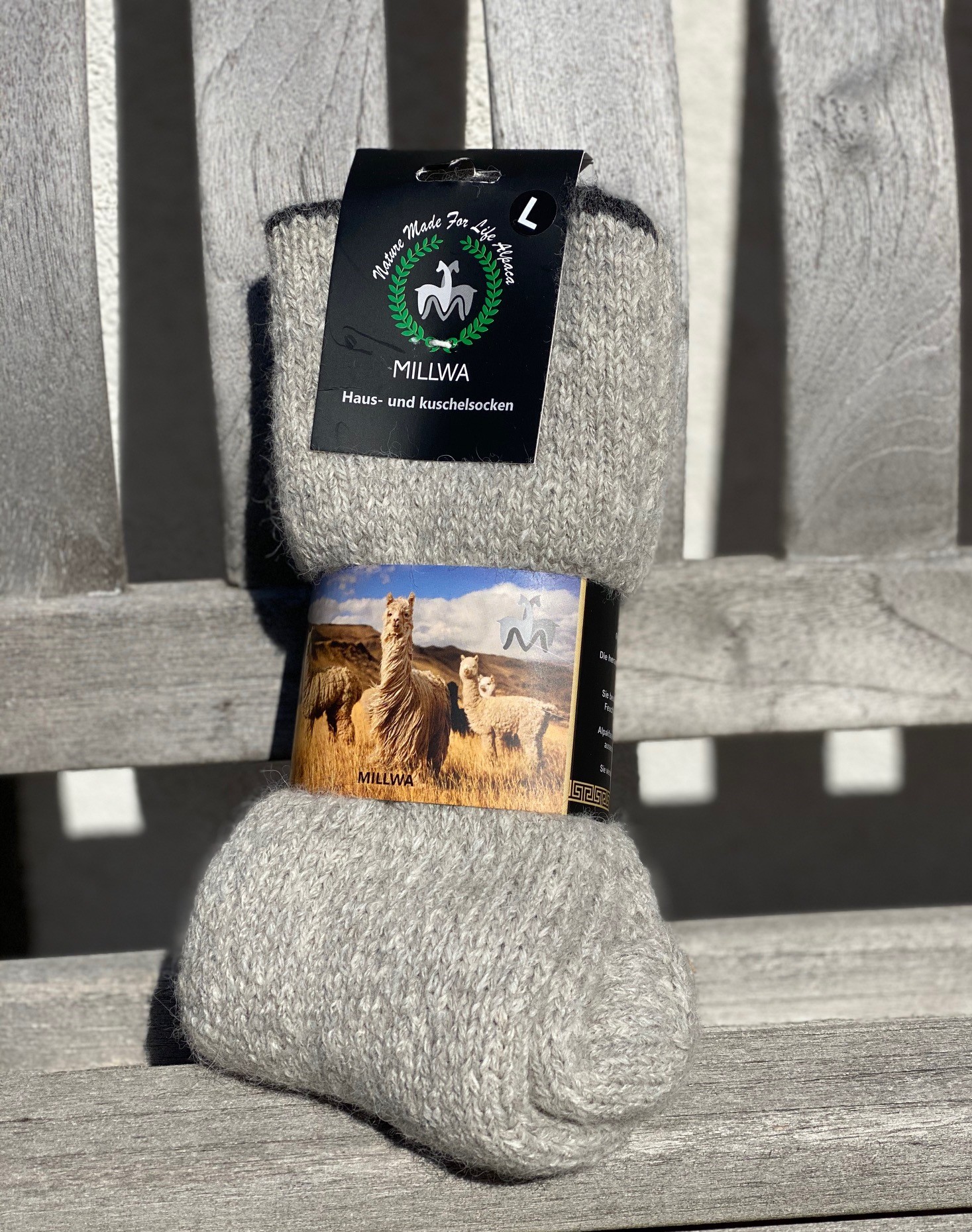 Haus und Kuschelsocken