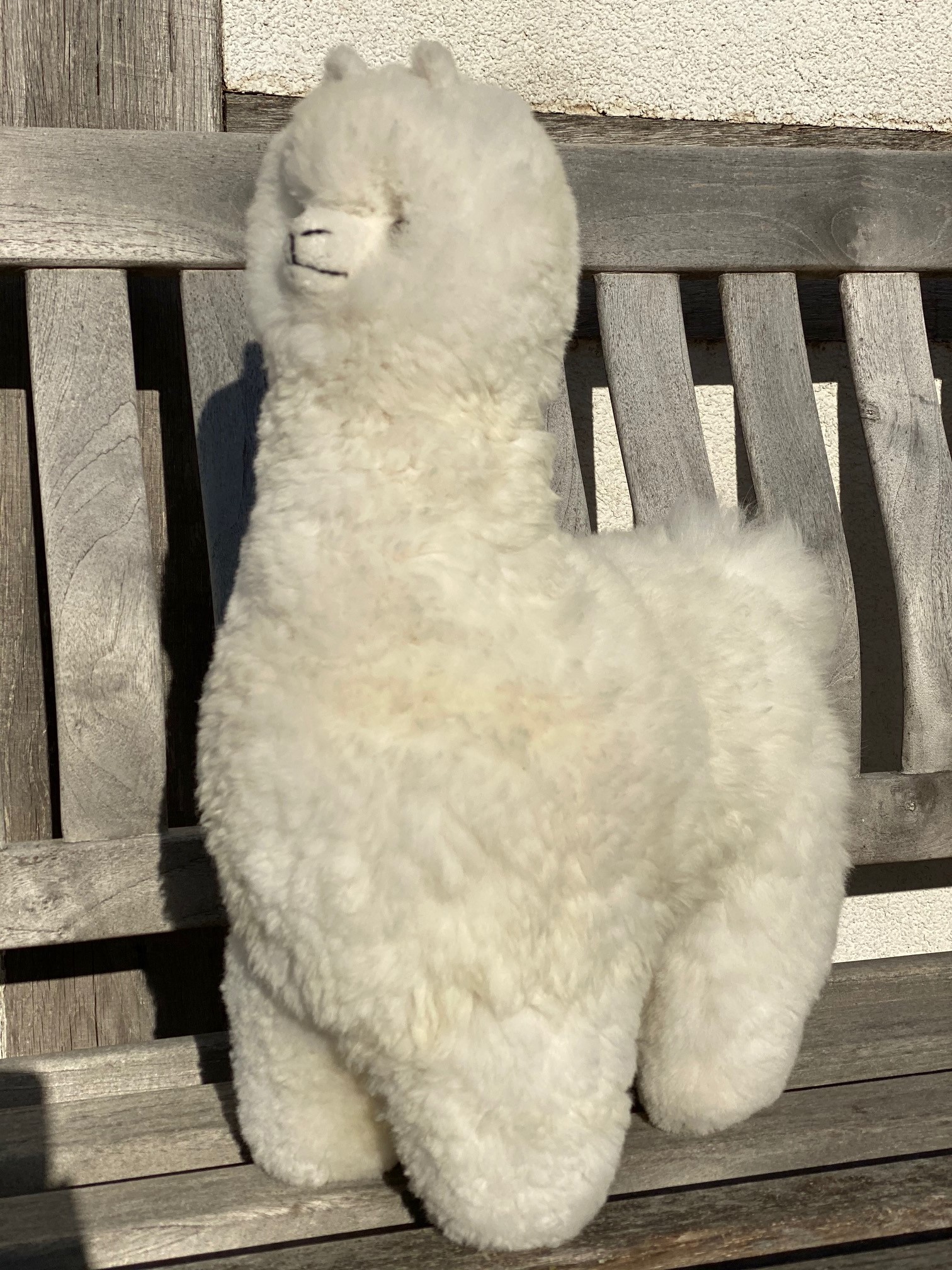 Alpaka Kuschel Felltier 50 cm