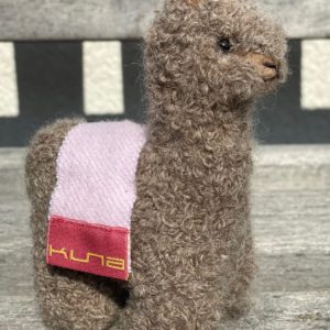 Gefilztes Plüsch Alpaka Mediana 12 cm
