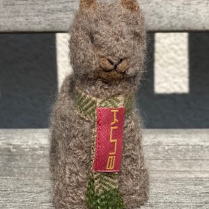 Gefilztes Plüsch Alpaka Pequena 9 cm