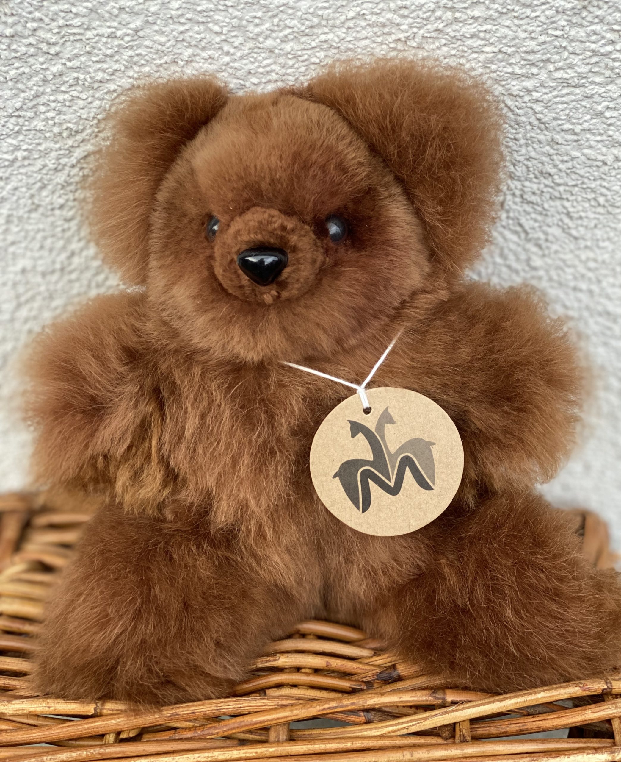 Teddy Echfell 22 cm in braun