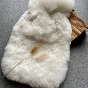 Alpaka Wärmflasche in beige