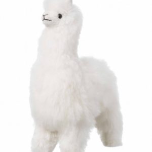 Felltier Kuschel-30cm-naturfell-weiss