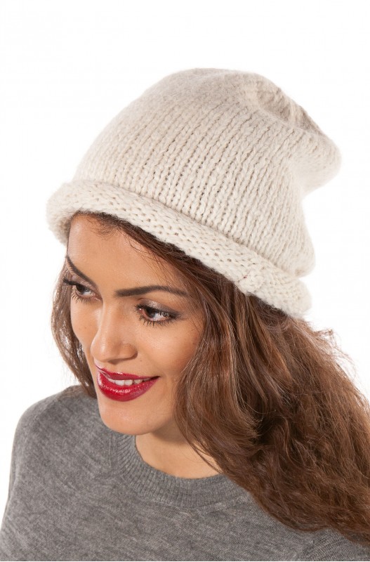 Alpakamütze Tarik in weiß
